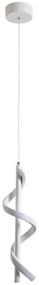 Lampa spiralna LED wisząca sufitowa AT49-1SL-White