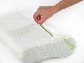 Poduszka ergonomiczna Aloe Vera z pianką Memory 2szt. 30x50 30x50 cm
