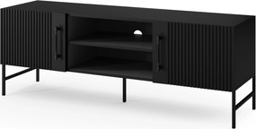 Stolik RTV RAFTT 152x55 cm, czarny