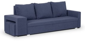 Kanapa sofa 3 os z funkcją spania DOTEX2 Granatowy