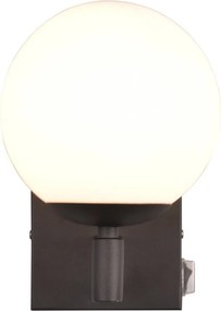 Kinkiet w kolorze matowej czerni ø 14 cm Kula – Trio