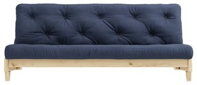 Sofa rozkładana z ciemnoniebieskim pokryciem Karup Design Fresh Natural/Navy