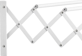 Suszarka ścienna HOMCOM wieszak ścienny wysuwana suszarka do ubrań metalowa