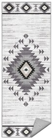 Jasnoszary chodnik odpowiedni do prania 80x200 cm Ethnic Geo – Mila Home