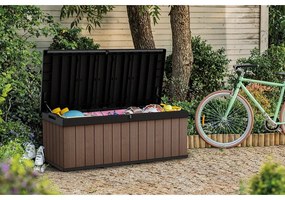Brązowa skrzynia ogrodowa Darwin – Keter