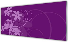 Panel Szklany Malarska Wizja Kwiatowego Ogrodu