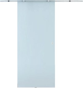 HOMCOM Drzwi Przesuwne Szklane Przezroczyste 1025 x 2050 mm Minimalistyczny Styl do Domu | Aosom PL