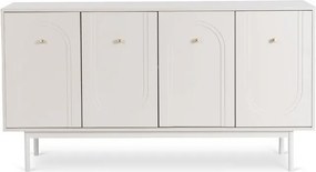 Komoda do Salonu MARLEN 155 cm Kaszmir Czterodrzwiowa Nowoczesna