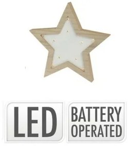 Dekoracja świecąca LED Star shape 10 LED, 15 x 15 x 2,5 cm