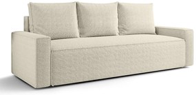 Beżowa rozkładana sofa z pojemnikiem Z7-D79