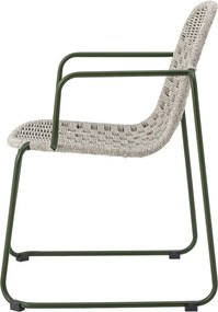 Szare metalowe krzesło ogrodowe Calana – Bloomingville