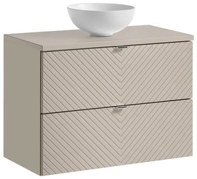 Szafka pod umywalkę VIVA CASHMERE 2S 80cm kaszmirowy mat COMAD