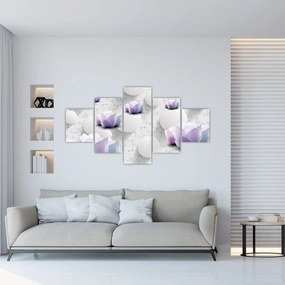 Obraz z kwiatami (125x70 cm)