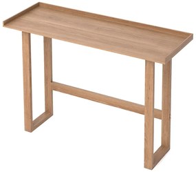 Biurko z litego drewna dębowego Wireworks Slim