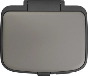 Szary stalowy kosz na śmieci z pedałem 7 l Bo – Brabantia