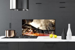 Panel Szklany Rytm Zabytkowego Miasta