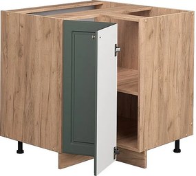 Szafka narożna green gold country 80.5x60x82 fame-line