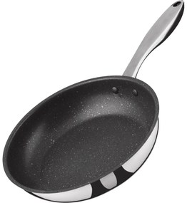 Lamart LT1231 Patelnia ze stali nierdzewnej Sote, śr. 24 cm, śred. 24 cm