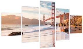 Obraz - Golden Gate Bridge (125x70 cm)