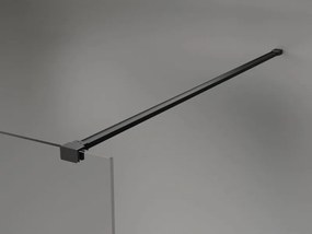 Mexen Kioto-X ścianka prysznicowa Walk-in 50 x 200 cm, transparent 10 mm, czarna - 800-050-101-70-00-X