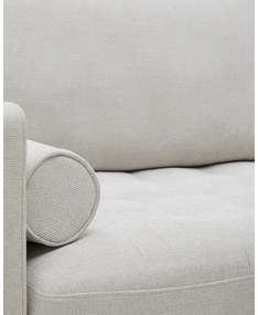 Szarobeżowa sofa z tkaniny szenilowej 222 cm Debra – Kave Home