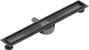 Mexen Flat 360° korpus do odpływu liniowego obrotowy 50 cm, gun gray szczotkowany - 1E40050