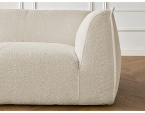 Beżowa sofa z materiału bouclé 242 cm Giorgia – Bobochic Paris