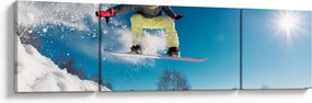 Obraz - Snowboardzista (170x50 cm)