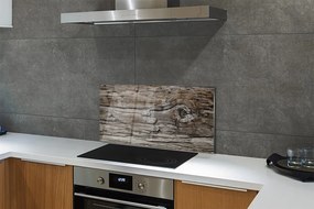 Panel szklany do Kuchni Naturalne Sęki i Słoje