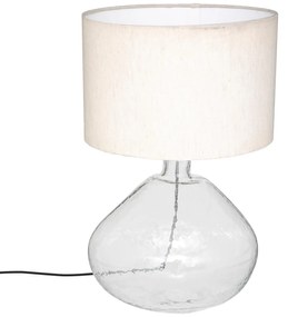 Lampa z materiałowym abażurem Melly, wys. 60 cm