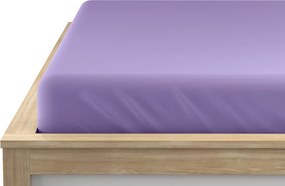 PrzytulneMieszkanie.pl Jersey prześcieradło EXCLUSIVE jasnofioletowe 200 x 220 cm