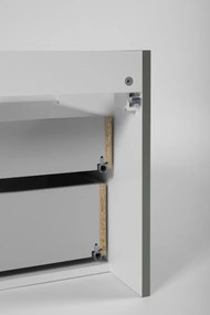 Szafka pod umywalkę HARMO 50 cm szaro-zielony półmat KROFAM