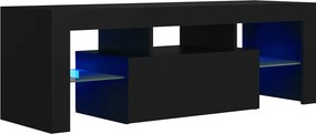 Czarna nowoczesna szafka RTV z LED G3-D64