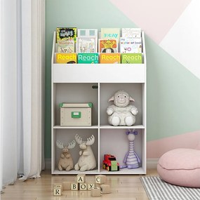 Półka dla dzieci biały 72x30.2x111 conny