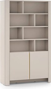Regał Kaszmir 103 x 39 x 160 cm | Nowoczesny mebel z zaokrąglonymi krawędziami