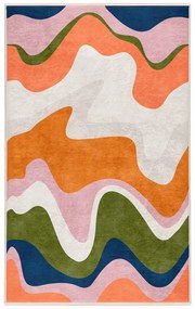 Pomarańczowy dywan odpowiedni do prania 60x100 cm Squiggly Orange – Mila Home