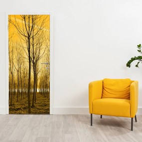 Fototapeta na drzwi - Plantacja drzew (95x205cm)