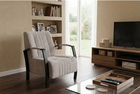 Nowoczesny fotel Looft w kolorze kremowym-ponadczasowy styl