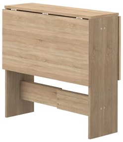 Rozkładany stół w dekorze dębu 76x28 cm Papillon – TemaHome