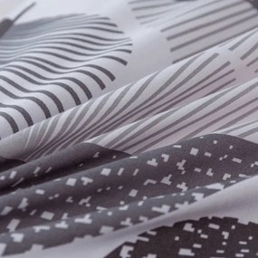 PrzytulneMieszkanie.pl PrzytulneMieszkanie.pl Pościel z mikrofibry PULINA szara Rozmiar pościeli: 2 szt 70 x 80 cm | 160 x 200 cm