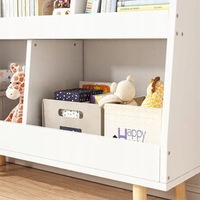 Półka na książki i gazety dla dzieci – szafka na zabawki typu biblioteka 60 cm