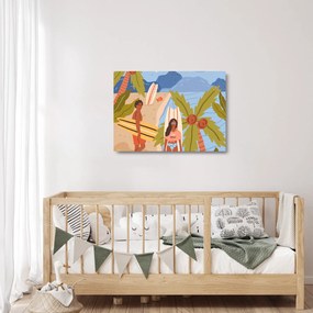 Obraz na szkle - Ciesz się życiem (70x50 cm)