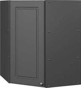 Szafka wisząca narożna anthrazit-gold landhaus 57x34.1x72 fame-line