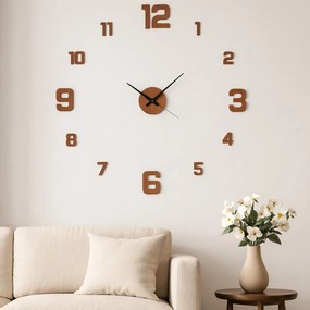 Zegar ścienny 3D TETI do przyklejania