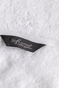 Ręcznik VITA 50x100 cm Biały / beżowy haft