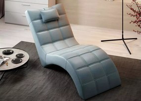 Nowoczesny szezlong Londi z poduszką chesterfield