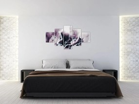 Obraz - Fioletowy marmur N⁰2 (125x70 cm)