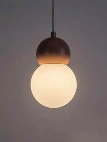 Rabalux 72280 wisząca lampa dziecięca z metalu iszkła Gellia, różowa