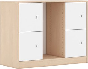 Szafka szkolna na pojemniki Blox BASE 110 index 2PG-3R-4F1