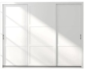 Szafa przesuwna - Pascal 255 cm biały mat